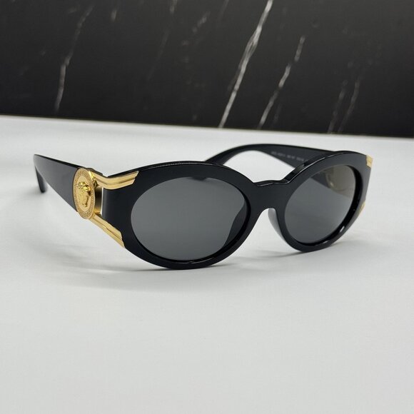 NEW VERSACE VE4503U GB1/87  BLACK WOMEN VERSACE SUNGLASSES MOD 4503-U GB1/87 - Picture 1 of 7